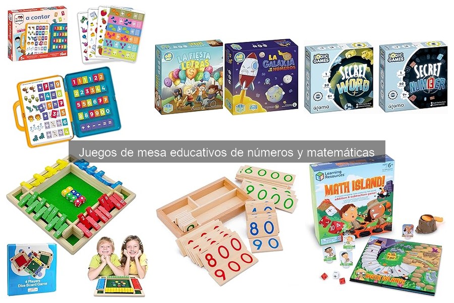 Mejores juegos de mesa educativos de matemáticas para primaria