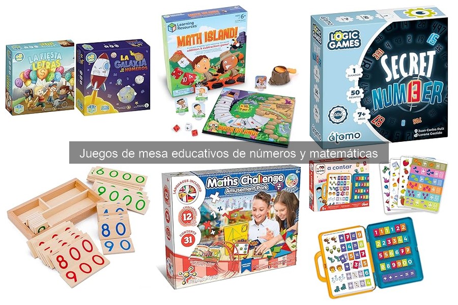 Mejores juegos de mesa educativos de matemáticas para resolver problemas