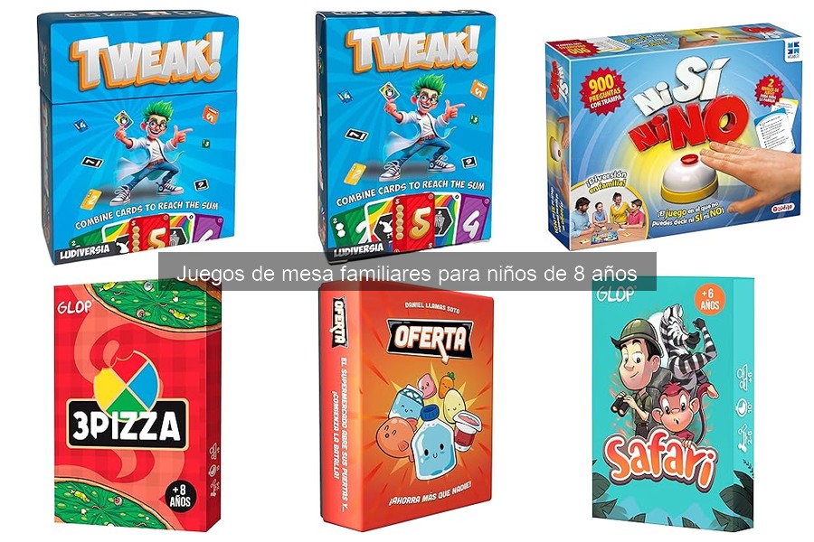 Mejores juegos de mesa educativos para niños de 8 años