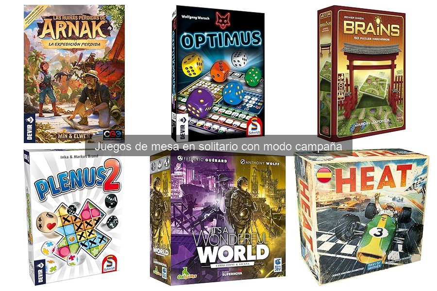 Mejores juegos de mesa en solitario con modo campaña para principiantes