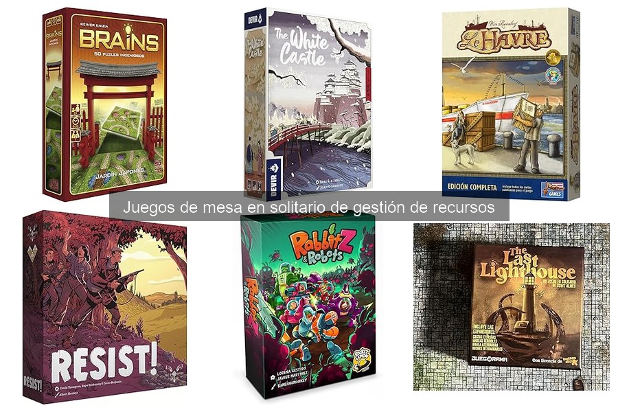 Mejores juegos de mesa en solitario de gestión de recursos