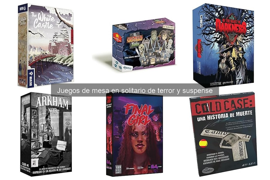 Mejores juegos de mesa en solitario de terror para novatos