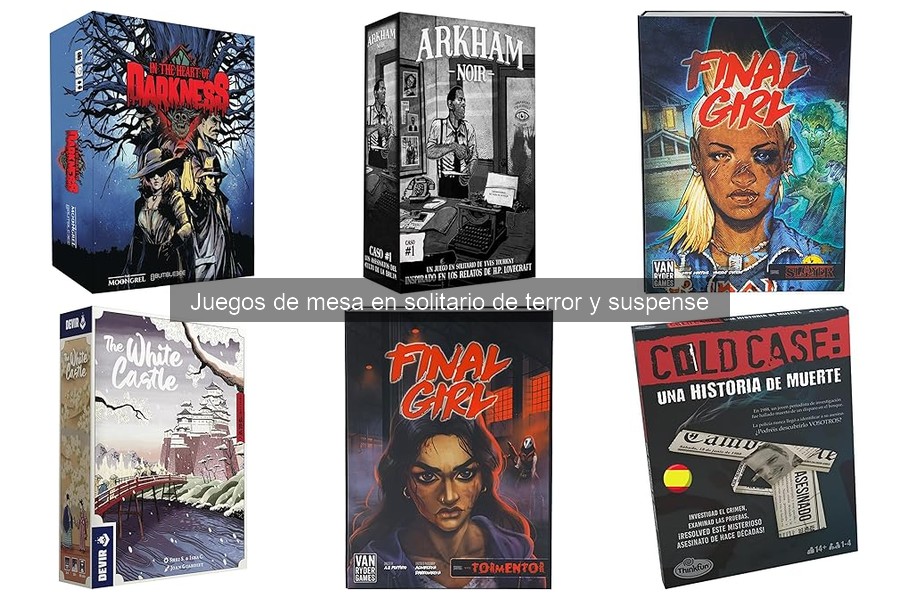 Mejores juegos de mesa en solitario de terror recomendados