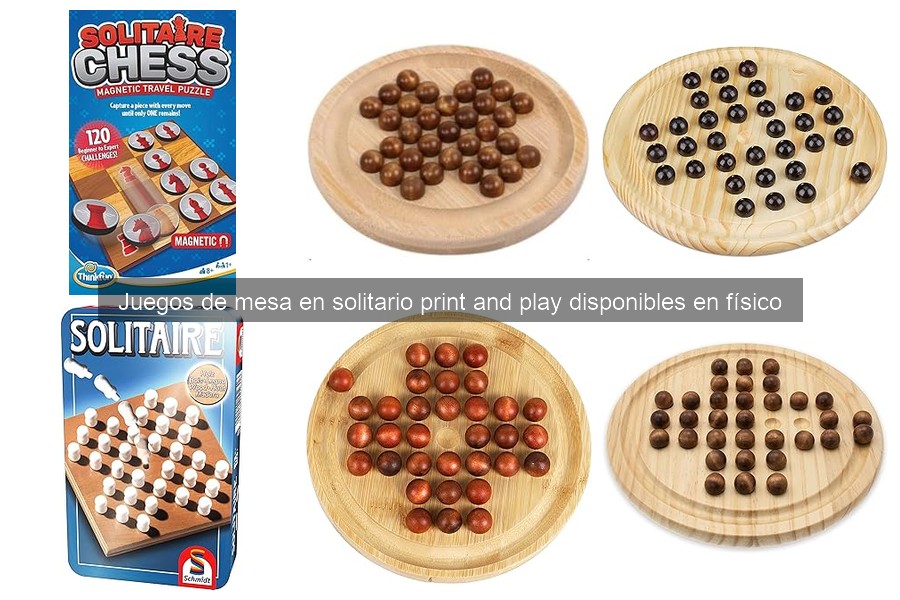 Mejores juegos de mesa en solitario Print and Play del año
