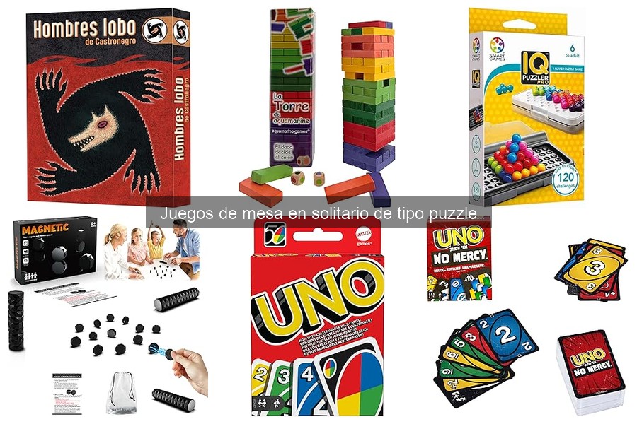 Mejores juegos de mesa en solitario tipo puzzle para adultos