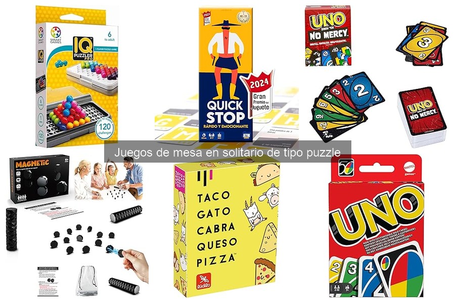 Mejores juegos de mesa en solitario tipo puzzle para principiantes
