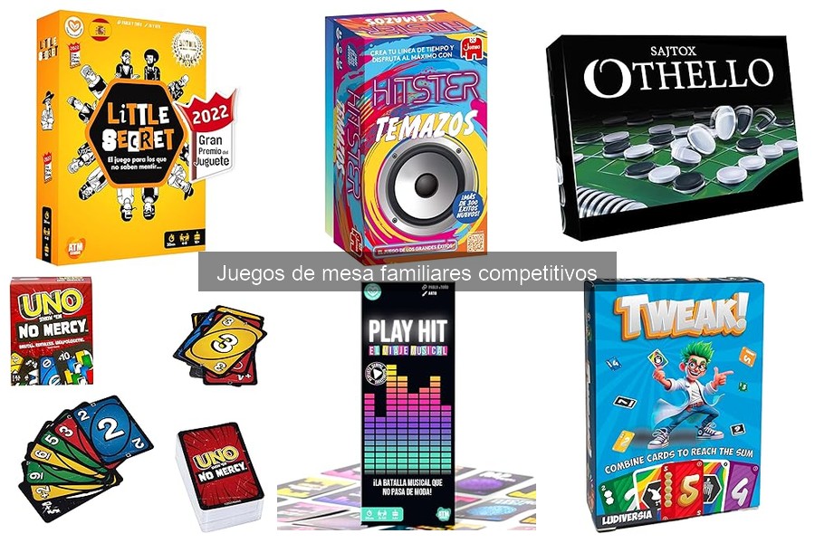 Mejores juegos de mesa familiares competitivos para disfrutar