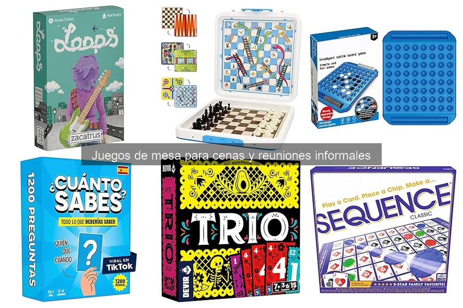 Mejores juegos de mesa familiares para cenas festivas