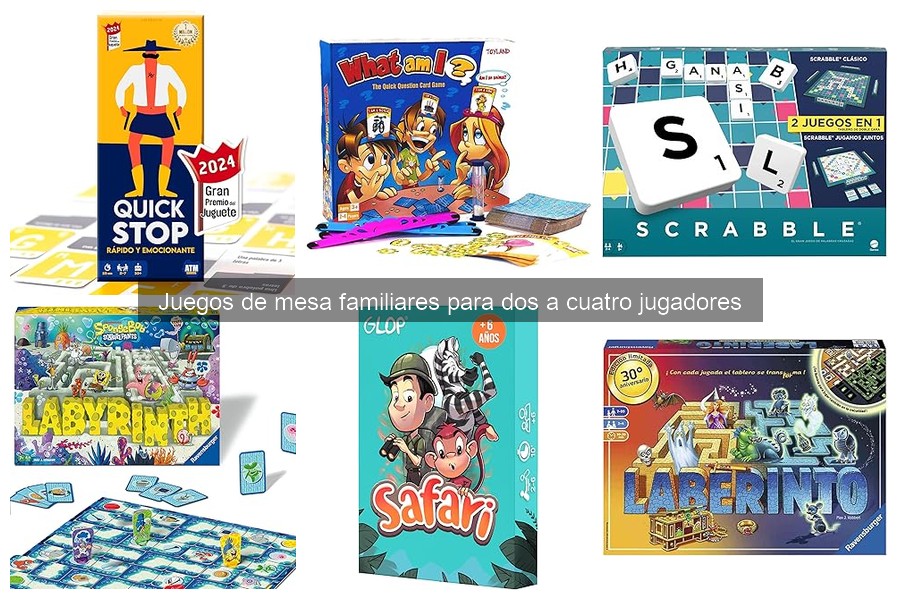 Mejores juegos de mesa familiares para niños de 6 a 12 años