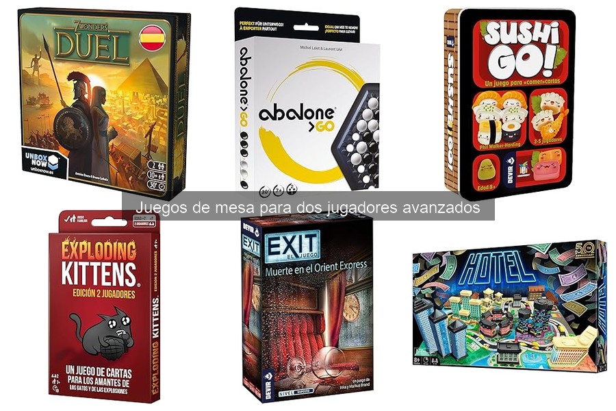 Mejores juegos de mesa para dos jugadores avanzados