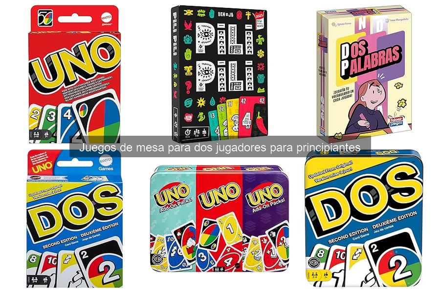 Mejores juegos de mesa para dos jugadores fáciles de aprender
