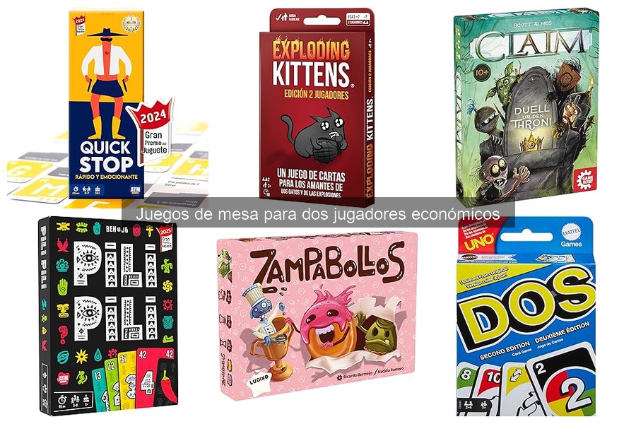 Mejores juegos de mesa para dos jugadores principiantes