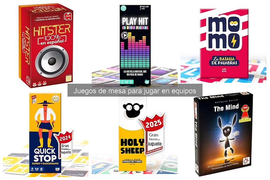Mejores juegos de mesa para equipos pequeños: comparativa