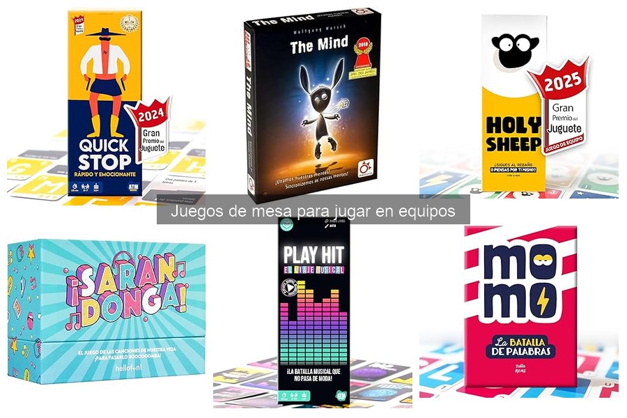 Mejores juegos de mesa para jugar en equipos grandes