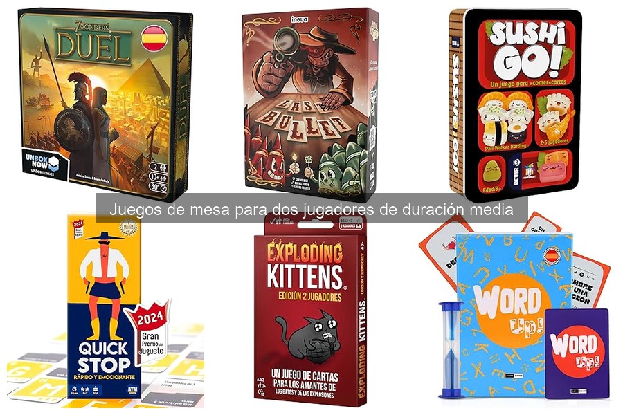 Mejores juegos de mesa para jugar en pareja
