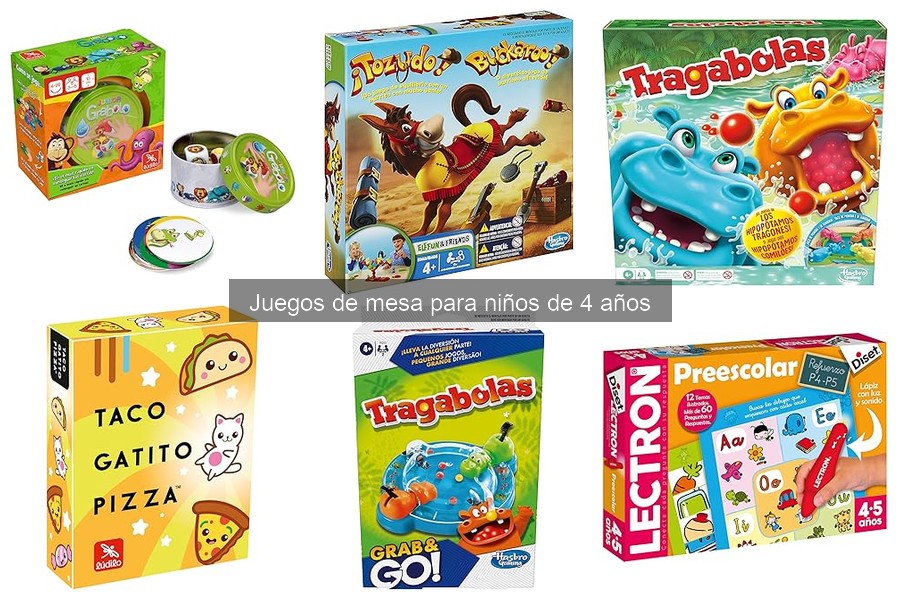 Mejores juegos de mesa para niños de 4 años | Guía 2023
