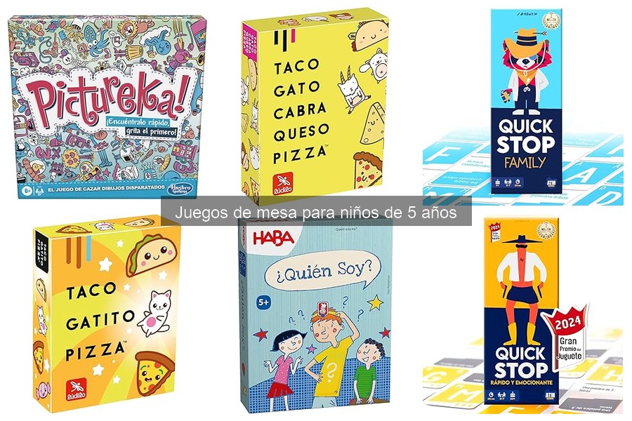 Mejores juegos de mesa para niños de 5 años