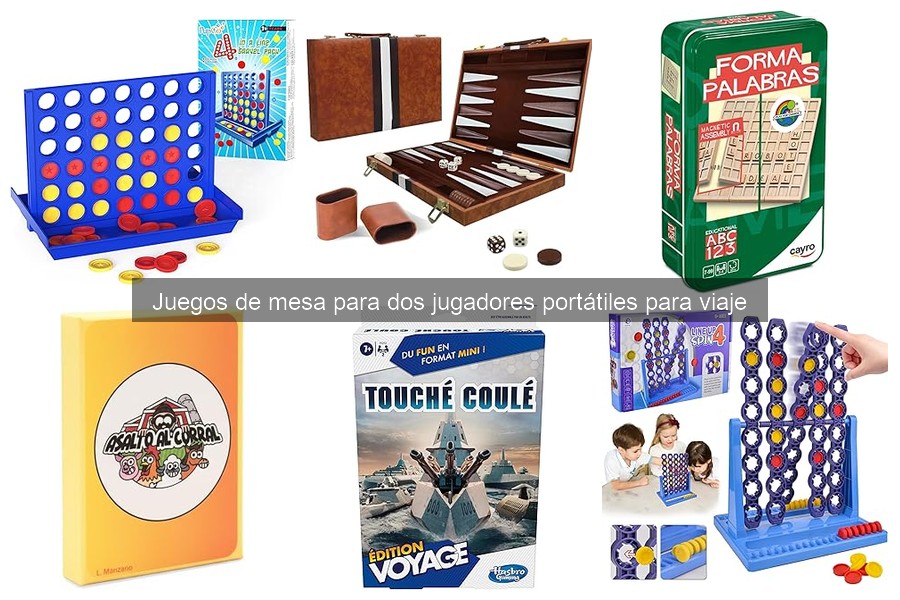 Mejores juegos de mesa portátiles para viajar en pareja
