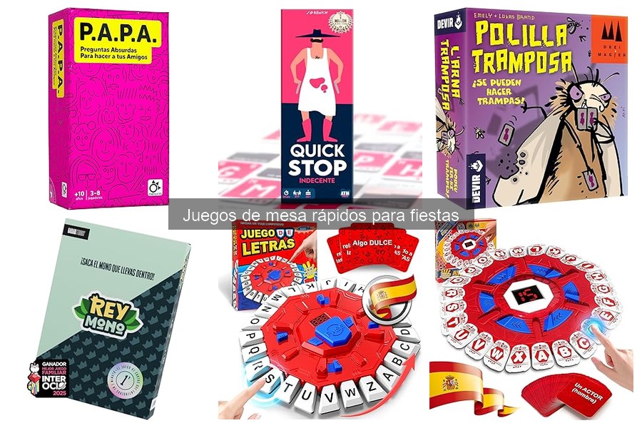 Mejores juegos de mesa rápidos para fiestas en 2023