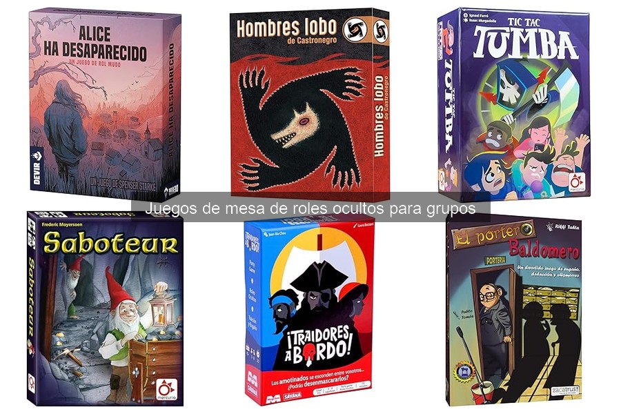 Mejores juegos de roles ocultos para grupos grandes