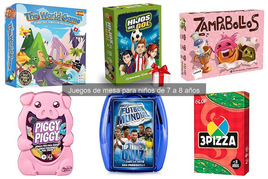 ** Mejores juegos educativos de mesa para niños de 7 a 8 años