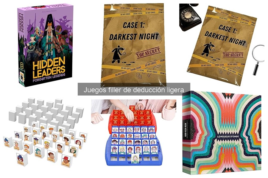 Mejores Juegos Filler de Deducción Ligera en Reseña