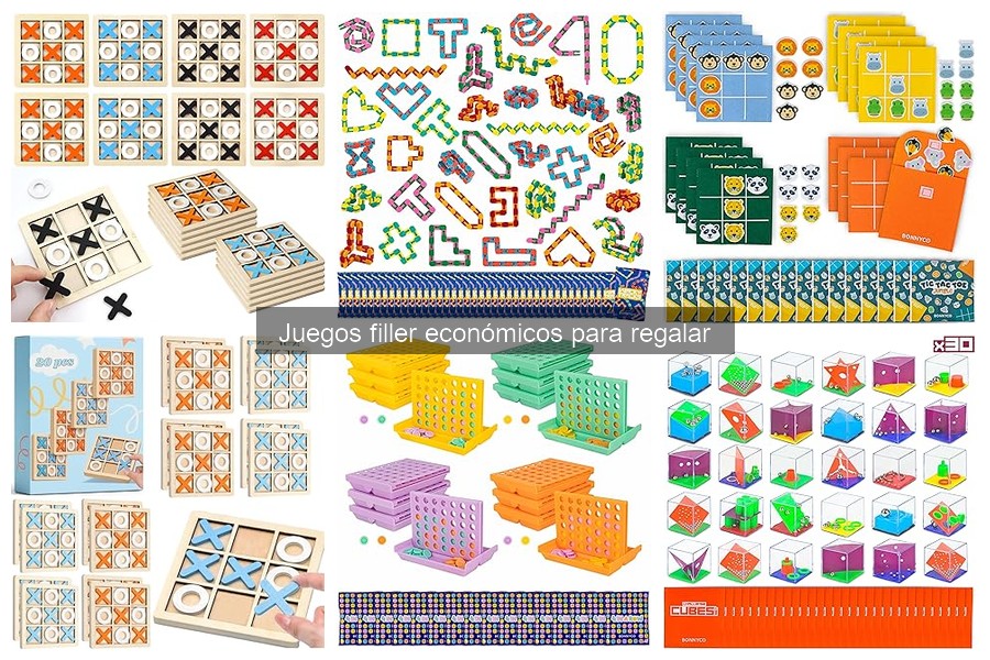 Mejores juegos filler económicos para niños | Comparativa