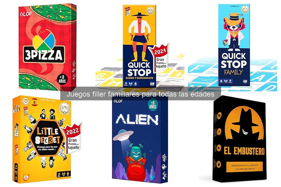 Mejores Juegos Filler Familiar Recomendados por Expertos