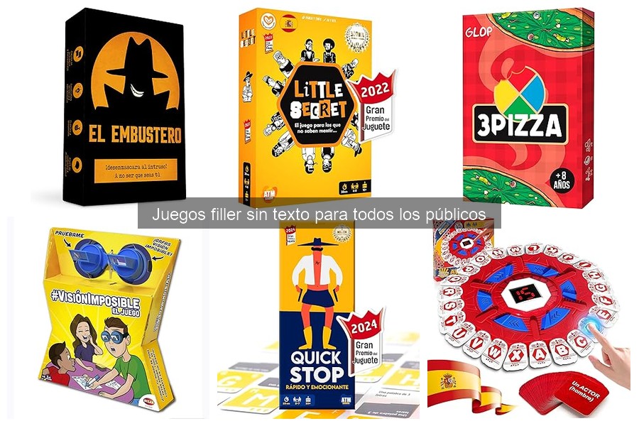 Mejores Juegos Filler Sin Texto para Fiestas Divertidas