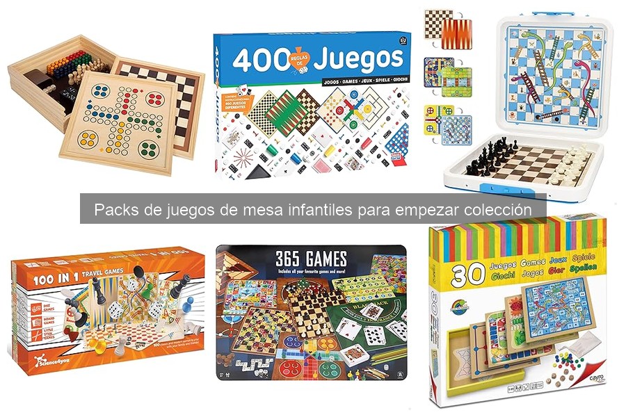 Mejores juegos para complementar packs infantiles de mesa