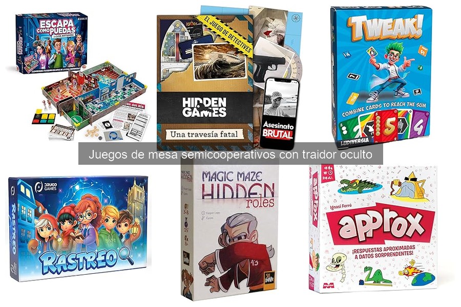 Mejores juegos semicooperativos con traidor oculto para principiantes