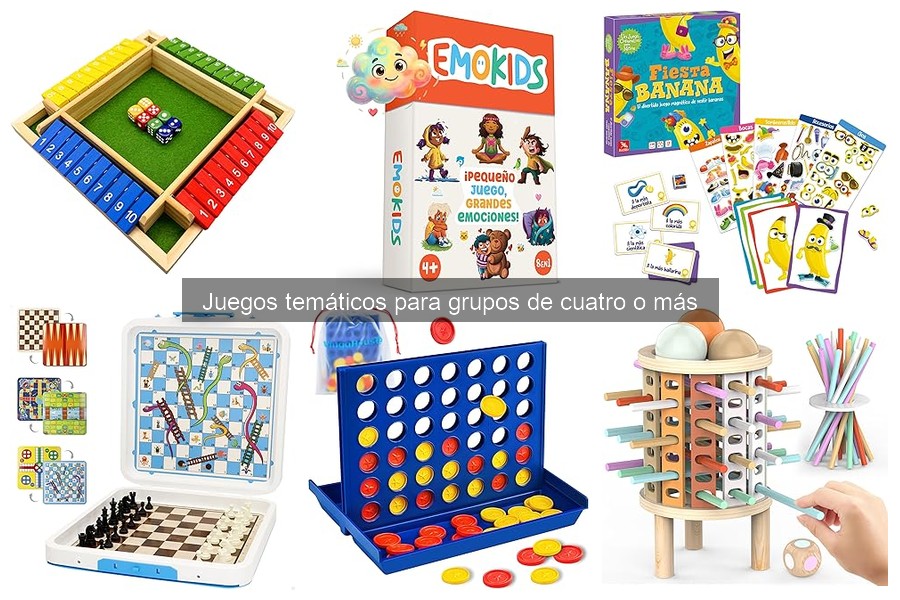 Mejores juegos temáticos para fiestas y reuniones