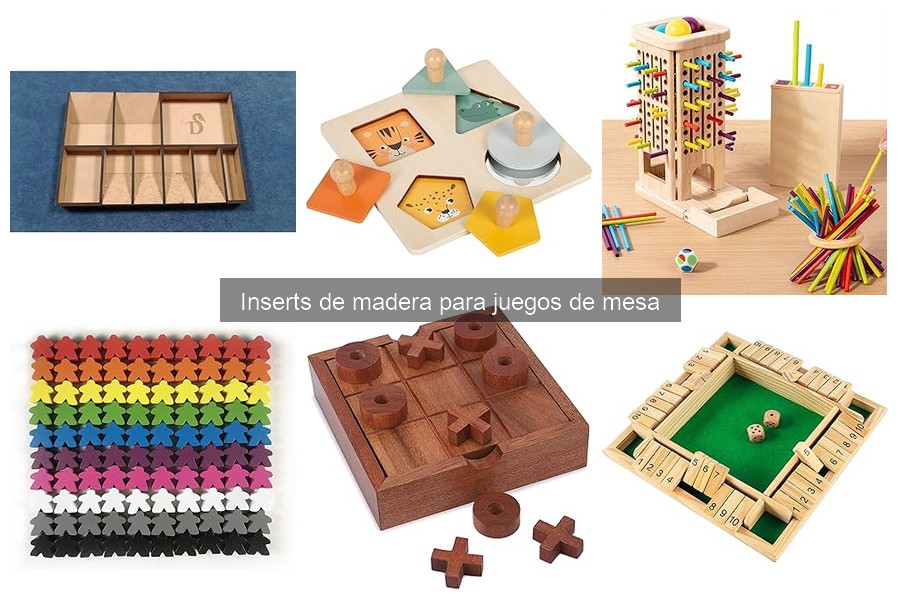 Mejores lugares para comprar inserts de madera para juegos de mesa