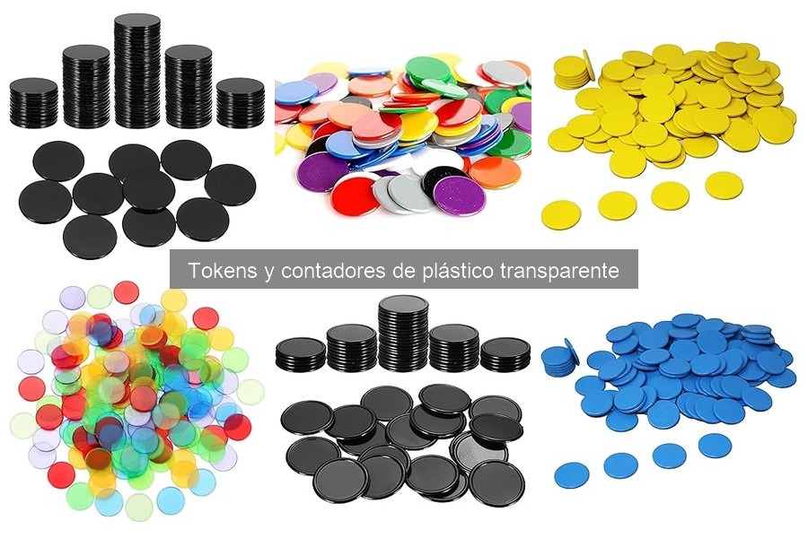 Mejores lugares para comprar tokens y contadores de plástico
