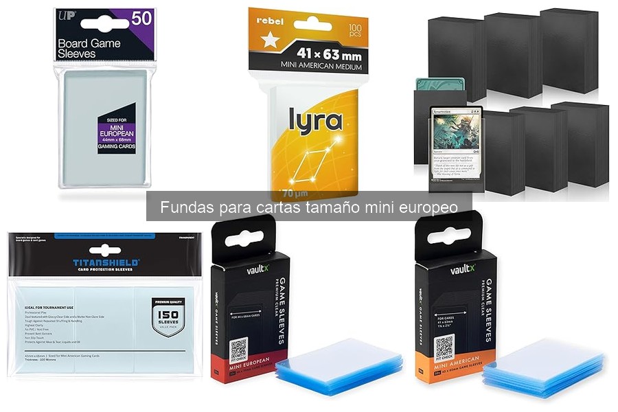 Mejores marcas de fundas para cartas mini europeo