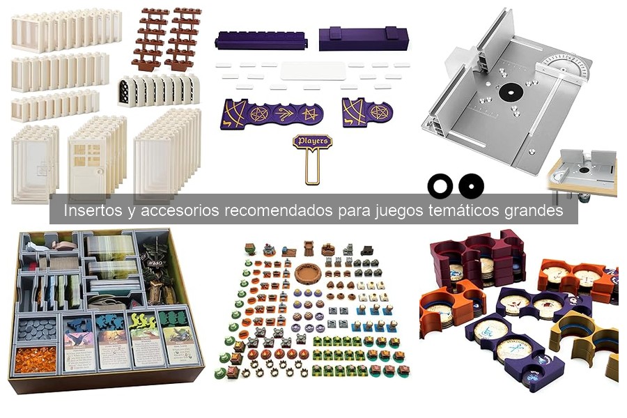 Mejores marcas de insertos para juegos de mesa temáticos