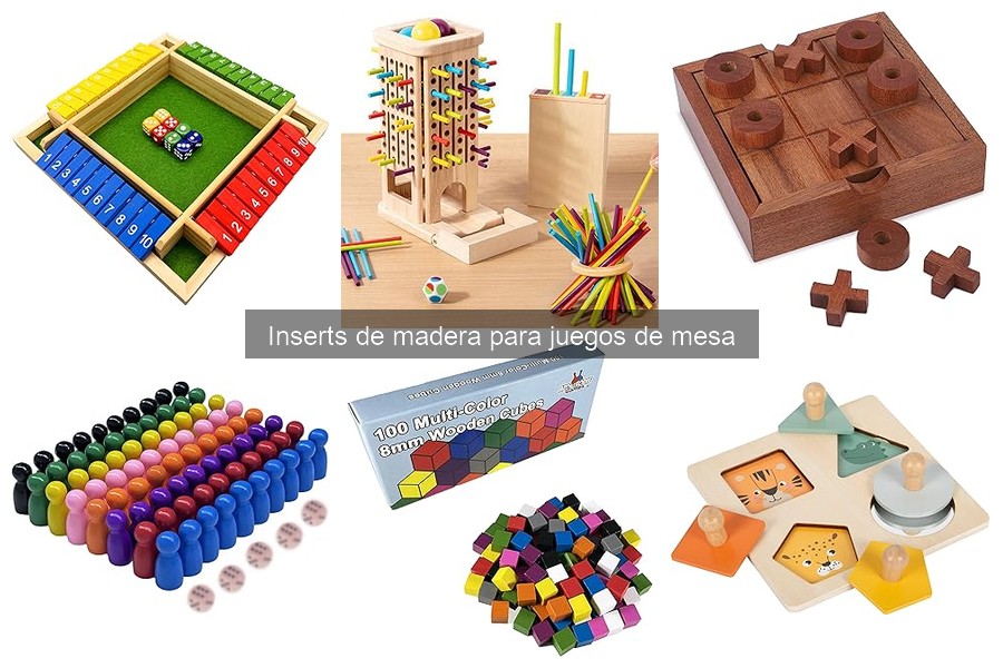 Mejores marcas de inserts de madera para juegos de mesa