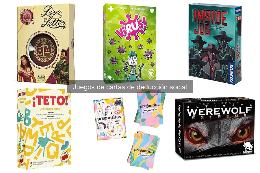 Mejores ofertas en juegos de cartas de deducción social