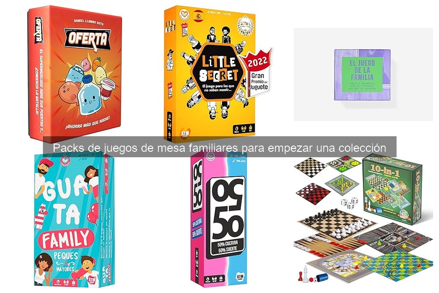 Mejores packs de juegos de mesa familiares para principiantes