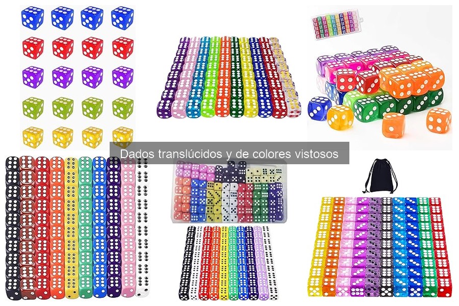 Mejores precios y dónde comprar dados translúcidos