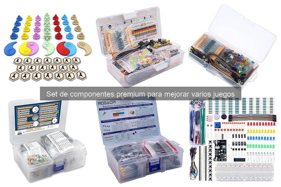 Mejores sets de componentes premium para juegos de mesa familiares