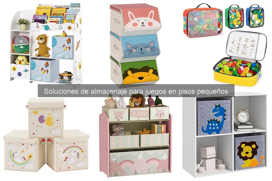 Mejores soluciones de almacenaje para juegos en apartamentos