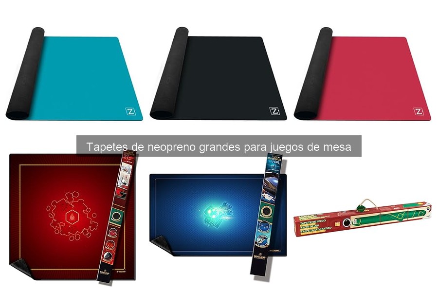 Mejores tapetes de neopreno grandes para juegos de mesa 2023