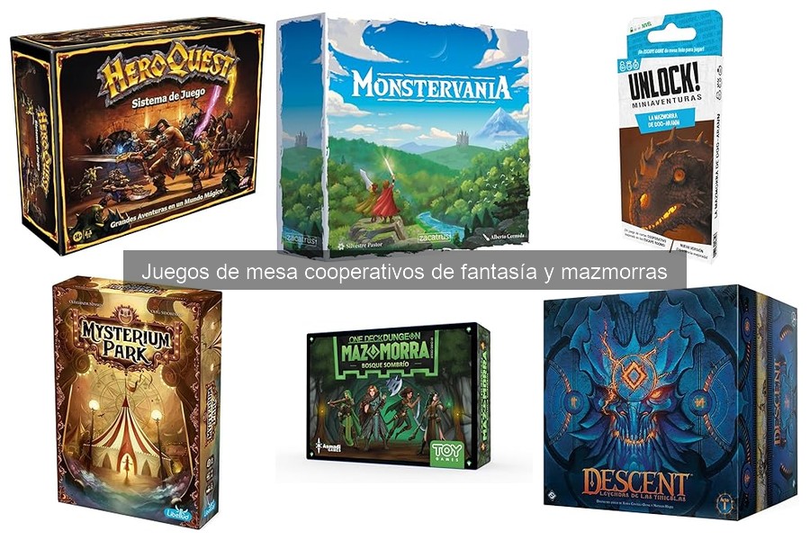 Mejores tiendas para comprar juegos de mesa cooperativos de fantasía