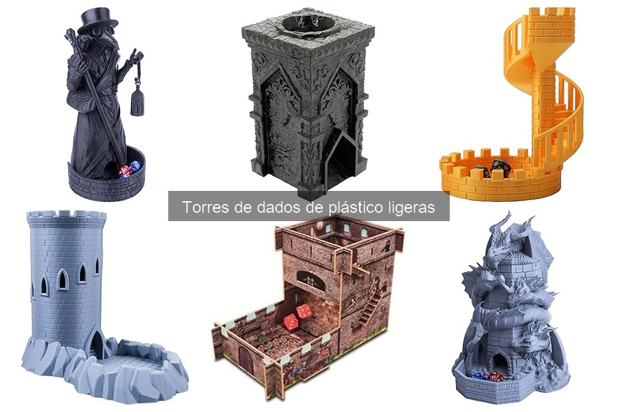 Mejores Torres de Dados de Plástico Ligeras: Comparativa 2023