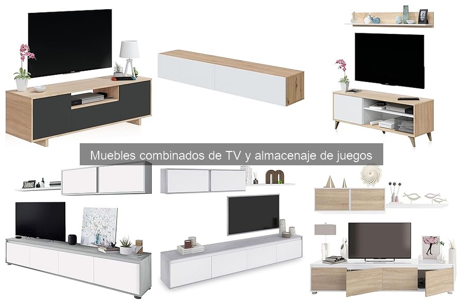 Muebles Combinados de TV y Almacenaje de Juegos: Guía Informativa