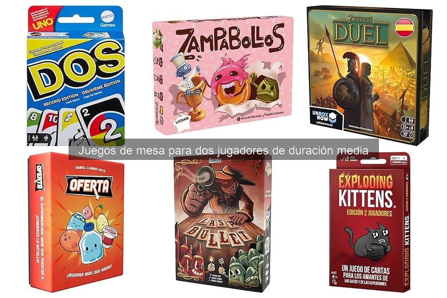 Novedades en juegos de mesa para dos jugadores 2023