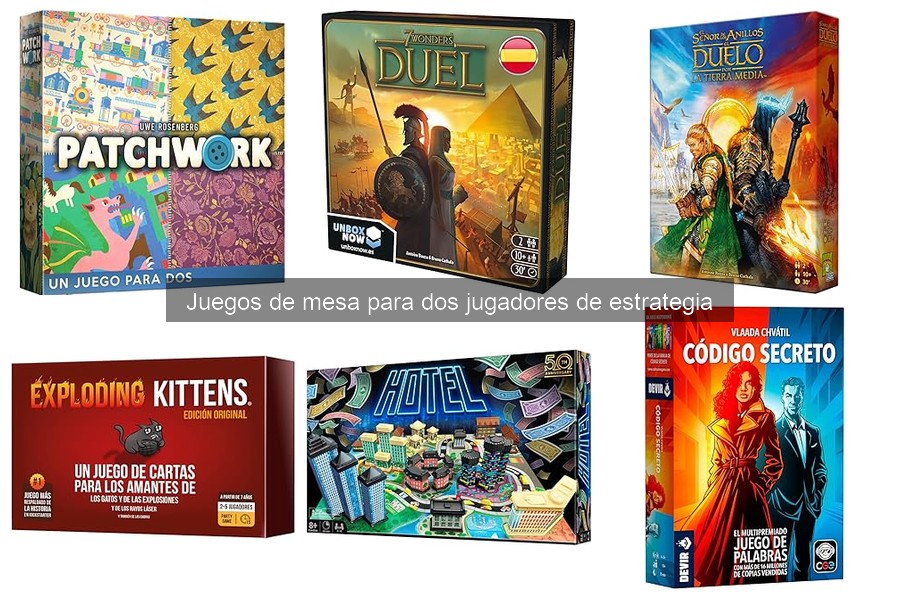 Nuevas tendencias en juegos de mesa para dos jugadores