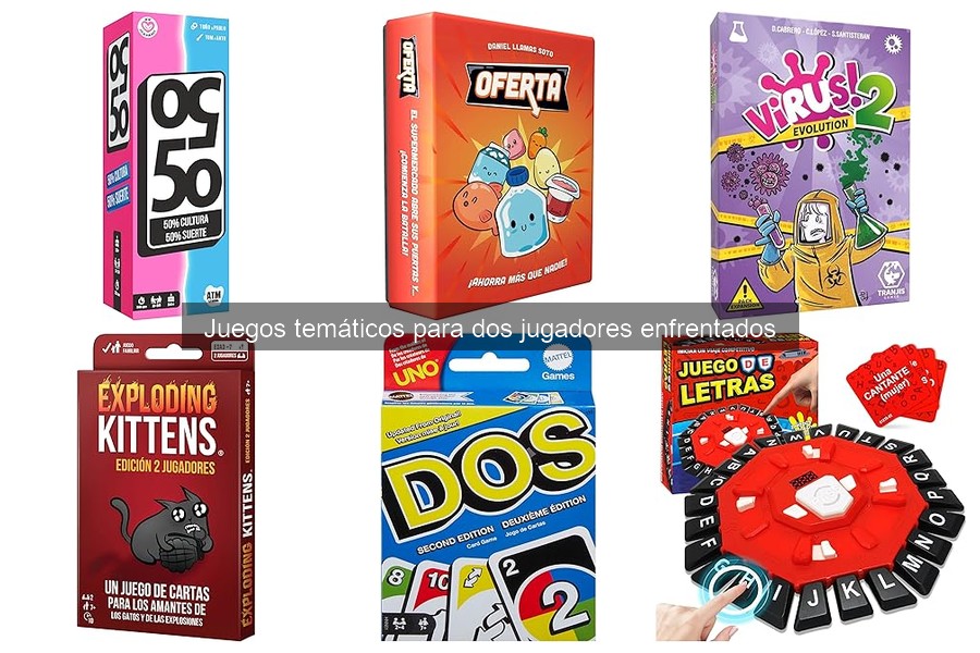 Nuevos juegos temáticos para dos jugadores en 2024