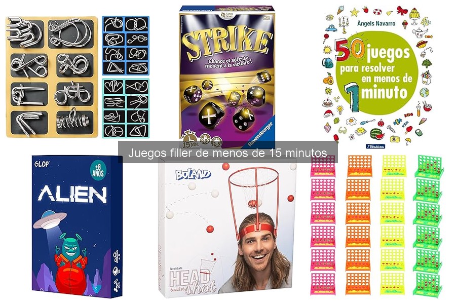 Ofertas y descuentos en juegos filler de menos de 15 minutos